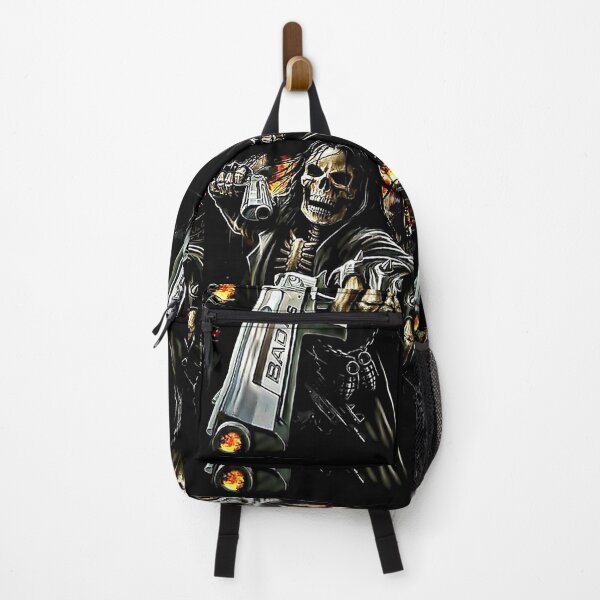 Item preview, Bad ass Biker shooting on fire. designed and sold by slashrose4ever.