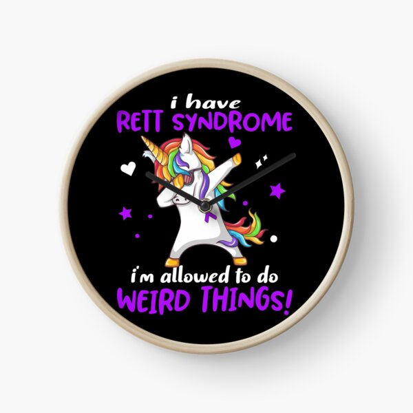 Item preview, Rett Syndrome Warrior I'm Allowed To Do Weird Things designed and sold by Brad-FI.