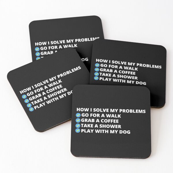 Item preview, How I Solve My Problems designed and sold by ShopTr3ndy.
