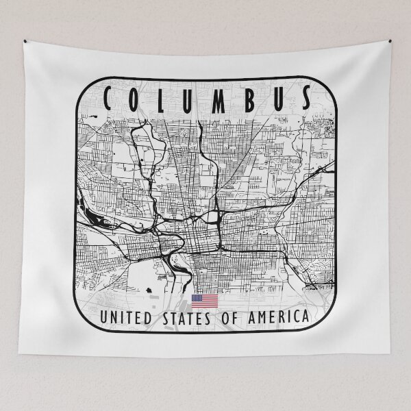 Item preview, COLUMBUS MAP USA designed and sold by hatimelhag.