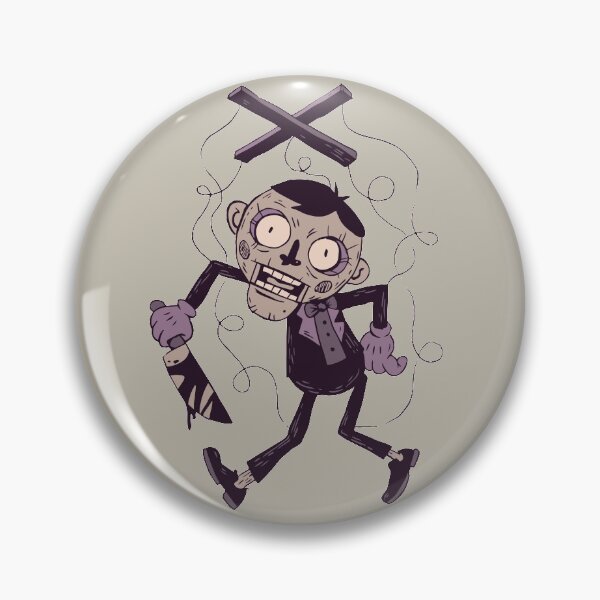 Item preview, Retro Creepy Killer Puppet Illustration designed and sold by SLAG-Creative.