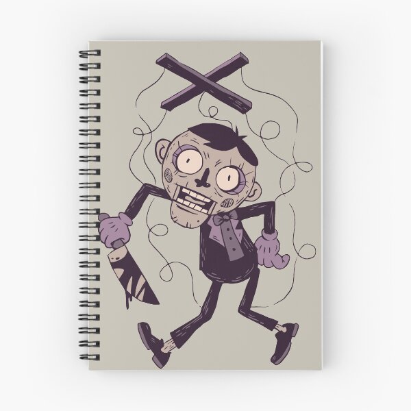 Item preview, Retro Creepy Killer Puppet Illustration designed and sold by SLAG-Creative.