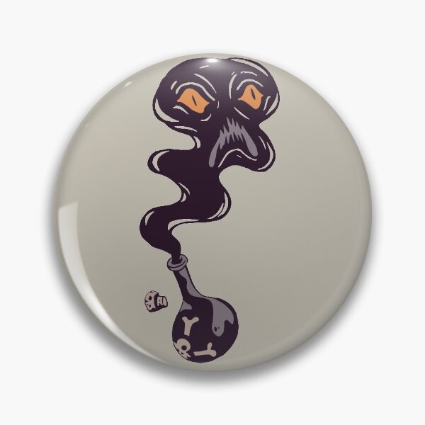 Item preview, Retro Creepy Potion Smoke Monster Illustration designed and sold by SLAG-Creative.