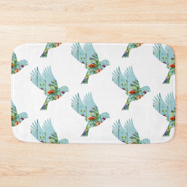 Item preview, floral songbird designed and sold by TheWaterBirds.