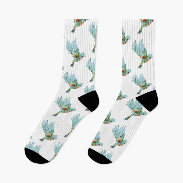 Item preview, floral songbird designed and sold by TheWaterBirds.