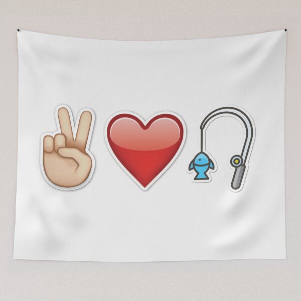 Item preview, Peace Love Fishing designed and sold by Martini-Four.