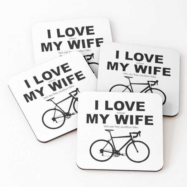 Item preview, FUNNY bike ride ll  GIFT ll   I love when MY WIFE lets me buy a new BIKE GIFT designed and sold by KiraSpace.