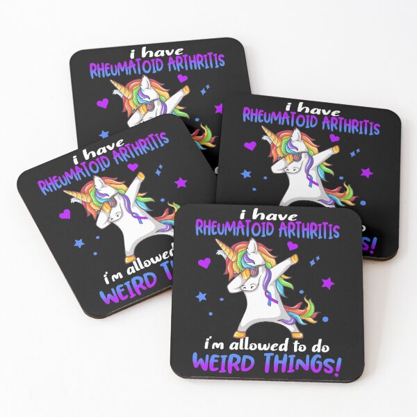 Item preview, Rheumatoid Arthritis Warrior I'm Allowed To Do Weird Things designed and sold by Brad-FI.