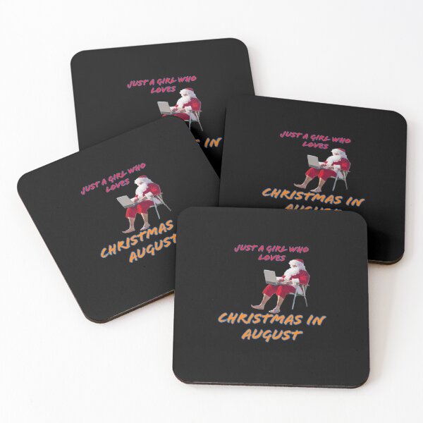 Item preview, just a girl who loves christmas in august designed and sold by Mariocii.