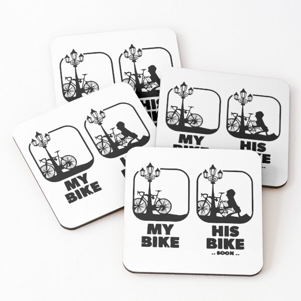 Item preview, FUNNY bike ride GIFT  MY BIKE YOUR BIKE  GIFT designed and sold by KiraSpace.