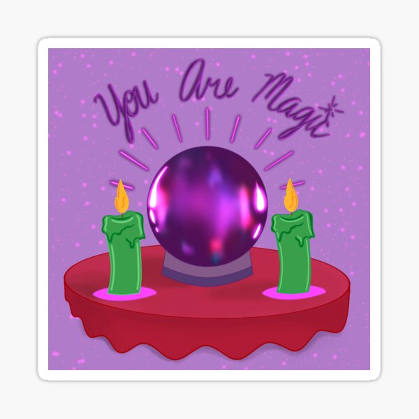 Fortune Teller Crystal Ball Sticker