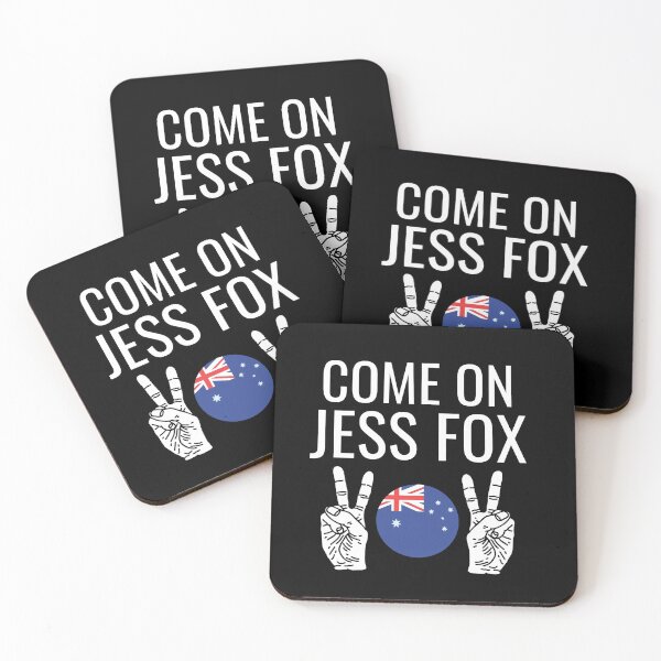 Item preview, Come On Jess Fox | Victory Sign | Australian Flag designed and sold by NoirOwned.