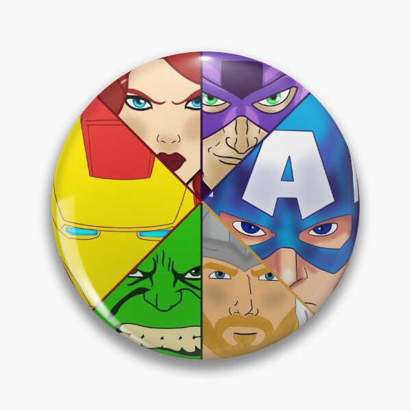 Item preview, Avenge Heroes designed and sold by Noodly Doodles.