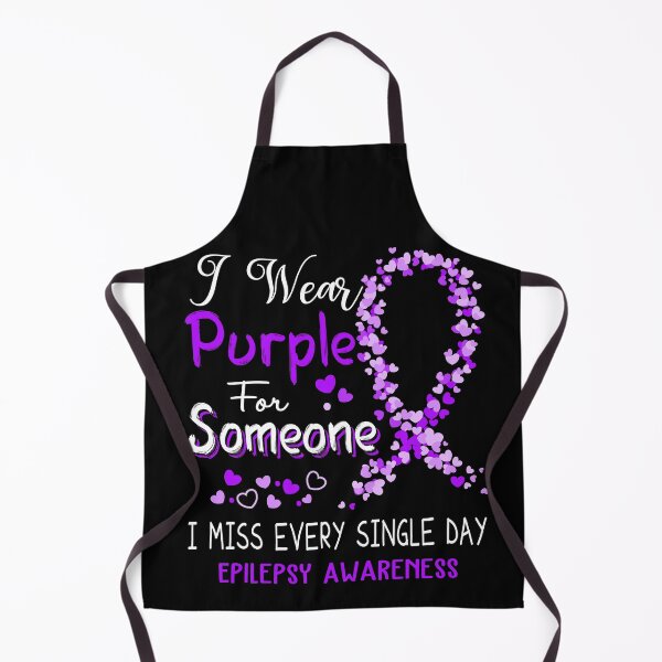 Item preview, I Wear Purple Epilepsy Awareness designed and sold by GennieShop.