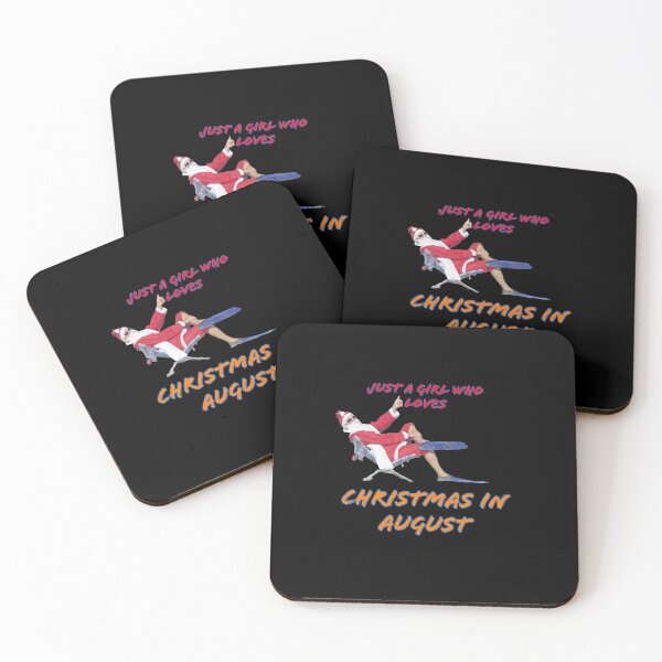Item preview, just a girl who loves christmas in august designed and sold by Mariocii.