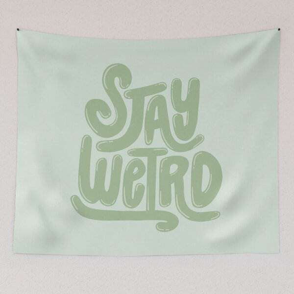 Item preview, Stay Weird Green designed and sold by PepAndGrace.