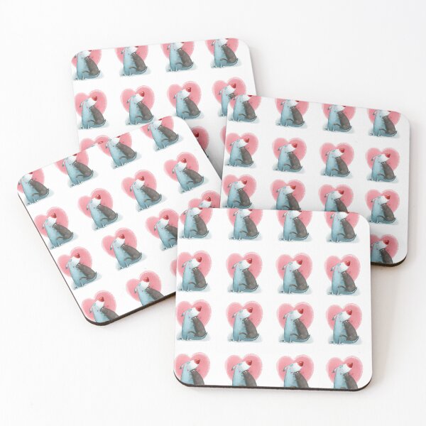 Item preview, Watercolor cat and dog serial friends designed and sold by Mechanical-Artt.