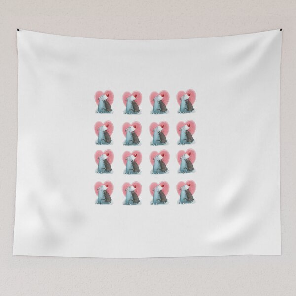 Item preview, Watercolor cat and dog serial friends designed and sold by Mechanical-Artt.