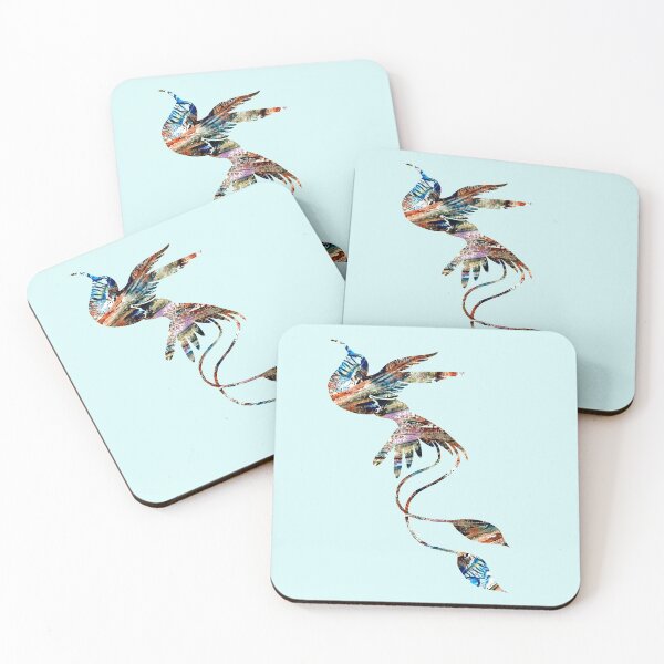 Item preview, Colors of earth abstract hummingbird designed and sold by TitaCris.