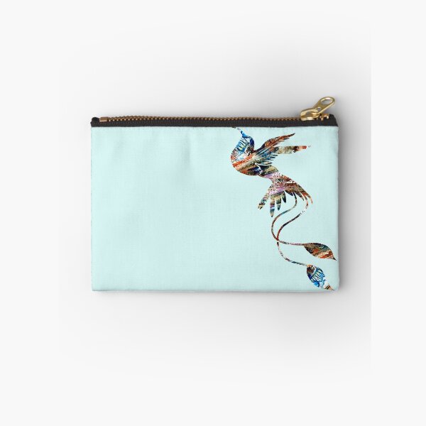 Item preview, Colors of earth abstract hummingbird designed and sold by TitaCris.