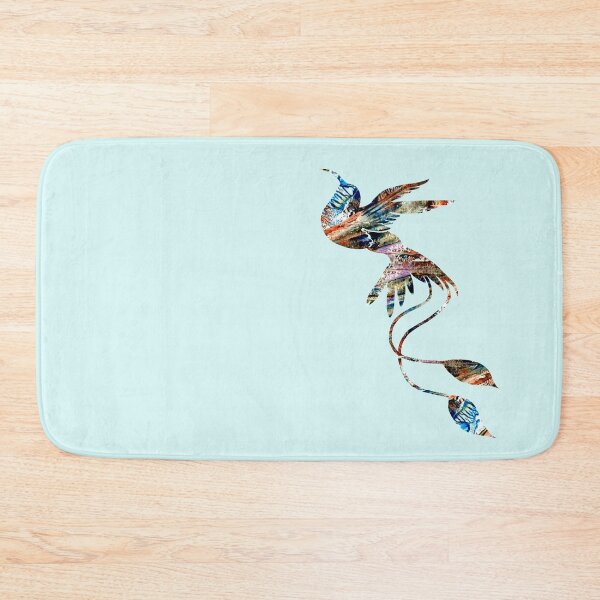 Item preview, Colors of earth abstract hummingbird designed and sold by TitaCris.