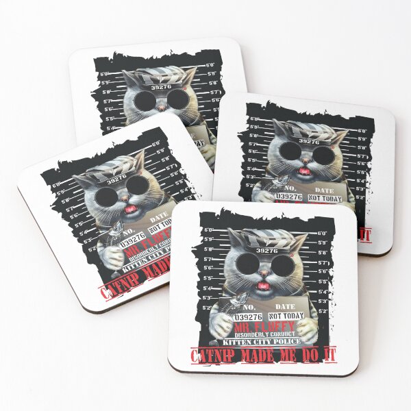 Item preview, British Shorthair cat Disorder conduct, Catnip Made Me Do It designed and sold by ARTsPlural.