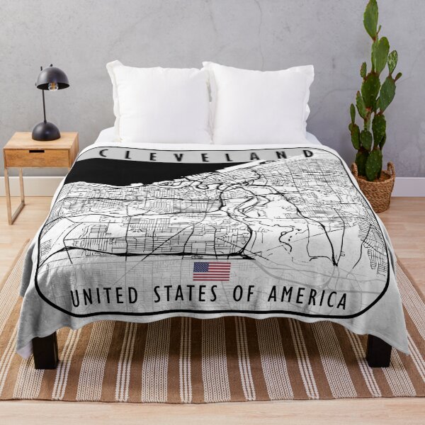 Item preview, CLEVELAND MAP USA designed and sold by hatimelhag.