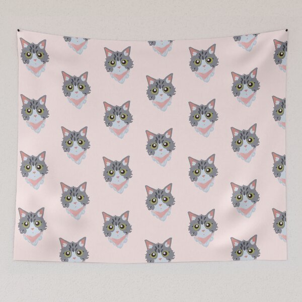 Item preview, Fluffy gray tabby  designed and sold by mjalred.