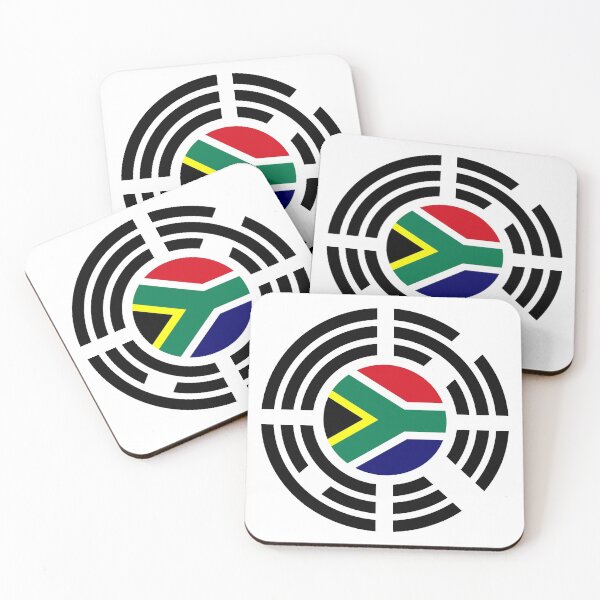 Item preview, Korean South African Multinational Patriot Flag Series designed and sold by Carbon-Fibre Media.