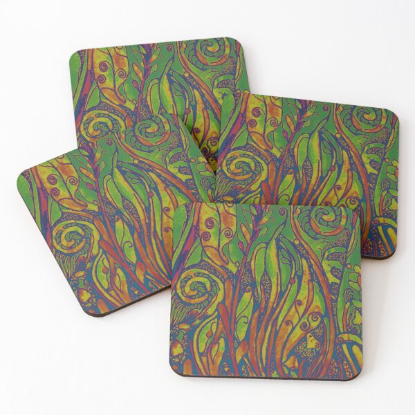 Item preview, Richly Colored Organic Watercolor designed and sold by Jacqueline Huizenga.