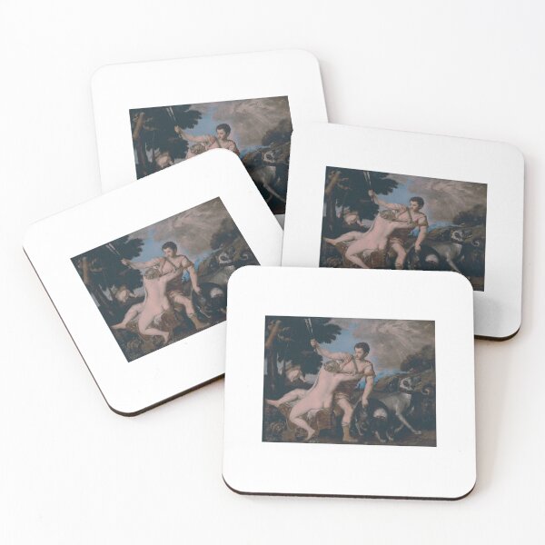 Item preview, Venus and Adonis painting by Titan 1560-1570 designed and sold by speakupandshine.