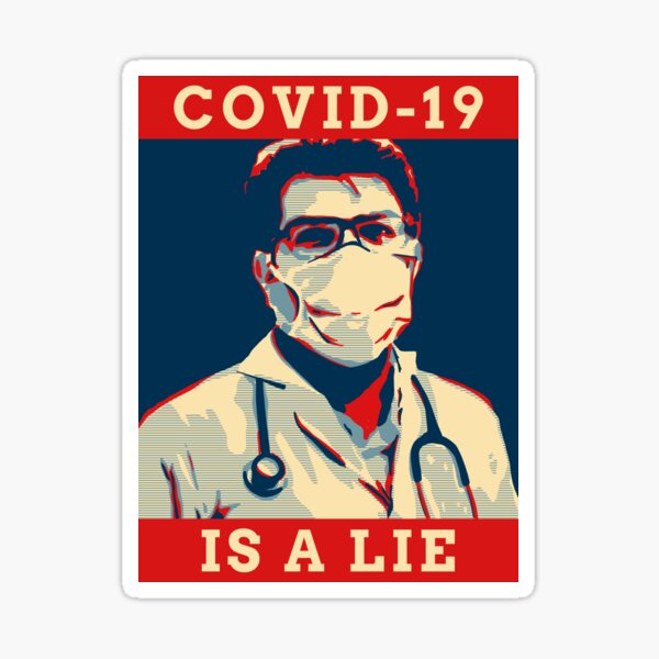 COVID-19 IS A LIE Sticker