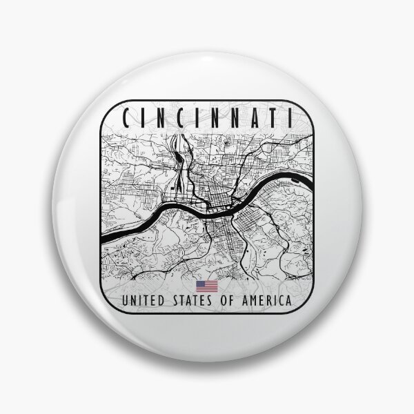 Item preview, CINCINNATI MAP USA designed and sold by hatimelhag.
