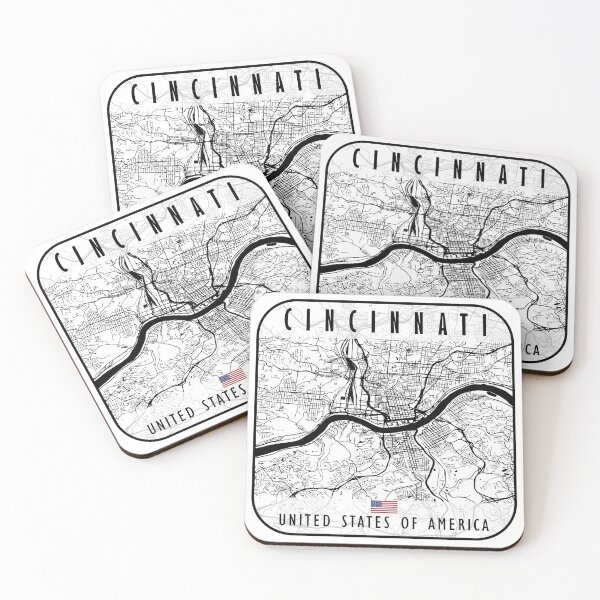 Item preview, CINCINNATI MAP USA designed and sold by hatimelhag.