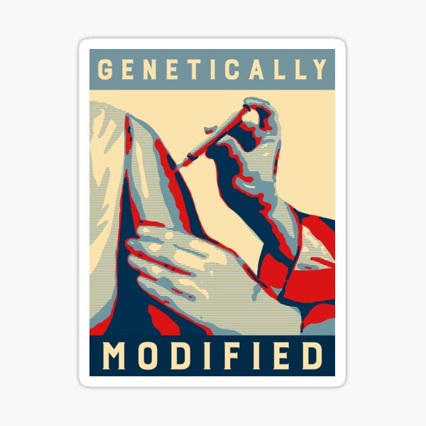 GENETICALLY MODIFIED Sticker