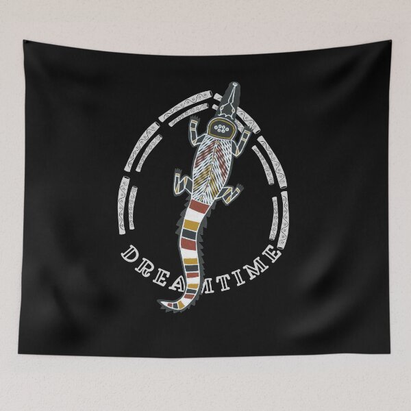 Item preview, Crocodile Dreamtime Aboriginal Australia T-Shirt Cool Design Tee designed and sold by LJ4EVER.