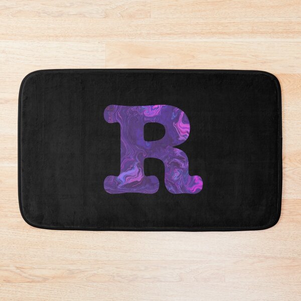 Item preview, Letter R Alphabet Purple Marble Abstract Monogram designed and sold by AMSonArt.