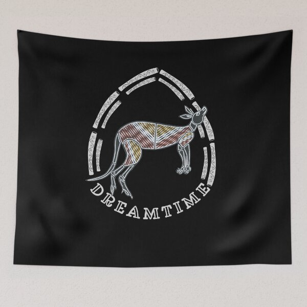 Item preview, Kangaroo Dreamtime Aboriginal Australia T-Shirt Cool Design Tee designed and sold by LJ4EVER.