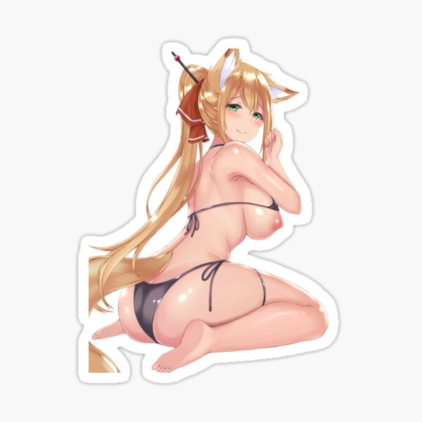 beautiful big ass Sticker