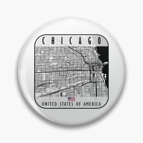 Item preview, CHICAGO MAP USA designed and sold by hatimelhag.