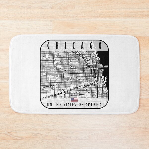 Item preview, CHICAGO MAP USA designed and sold by hatimelhag.