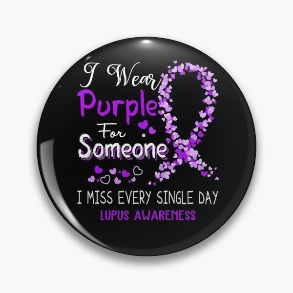 Item preview, I Wear Purple Lupus Awareness designed and sold by GennieShop.