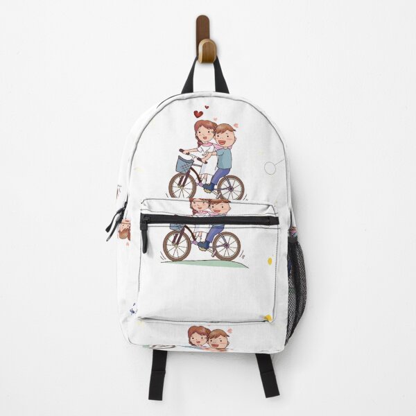 Item preview, Couple on cycle..... cartoon characters designed and sold by VIVEK KUMAR RAI.