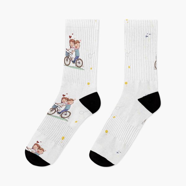 Item preview, Couple on cycle..... cartoon characters designed and sold by VIVEK KUMAR RAI.