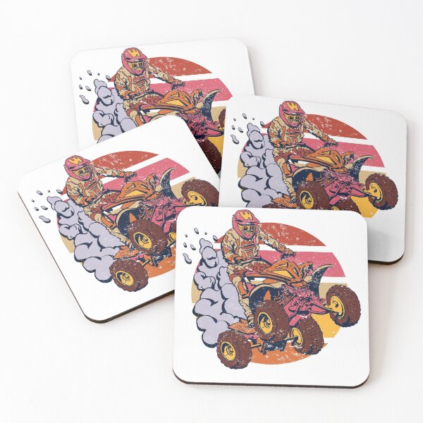 Item preview, Quad sunset retro Bikequad  designed and sold by TRIBExSPACE.