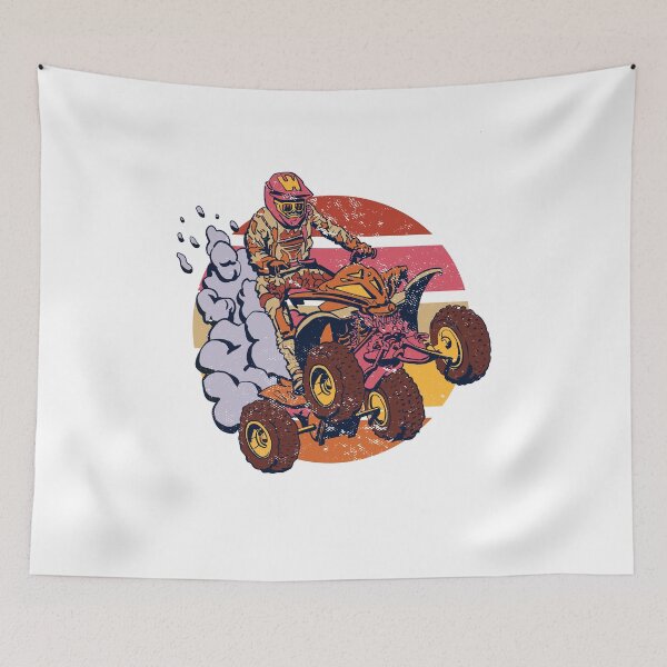 Item preview, Quad sunset retro Bikequad  designed and sold by TRIBExSPACE.