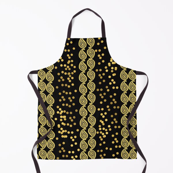 Item preview, Gold Paisley on Black designed and sold by RiadMannan.