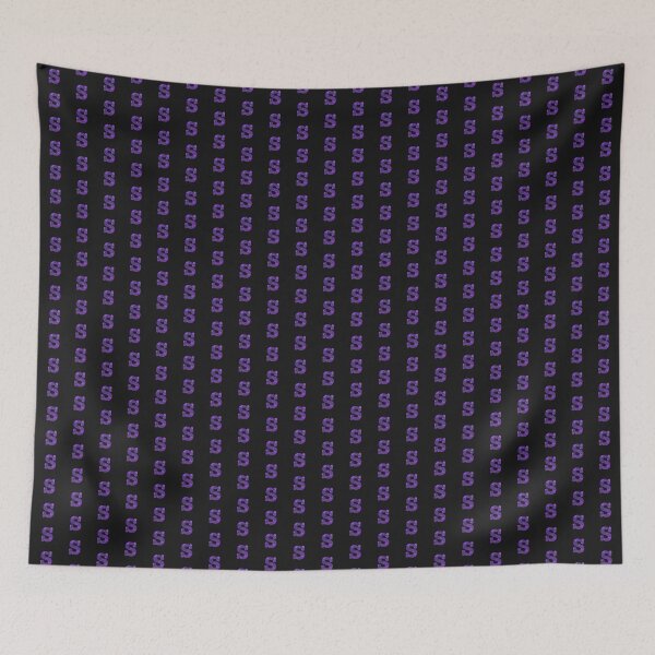 Item preview, Letter S Alphabet Purple Marble Abstract Monogram designed and sold by AMSonArt.