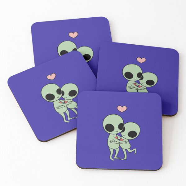 Item preview, Aliens Hugging designed and sold by Planet Kimberly.