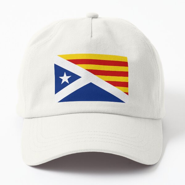 Kombinierte schottische und katalanische Estelada-Flagge, Estelada Blava, Unabhängigkeit Dad Hat